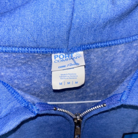 Blue Hoodie with Colorado Flag Patch - Picture 3 of 7